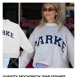 PARKE Varsity Mockneck Sweatshirt S/M